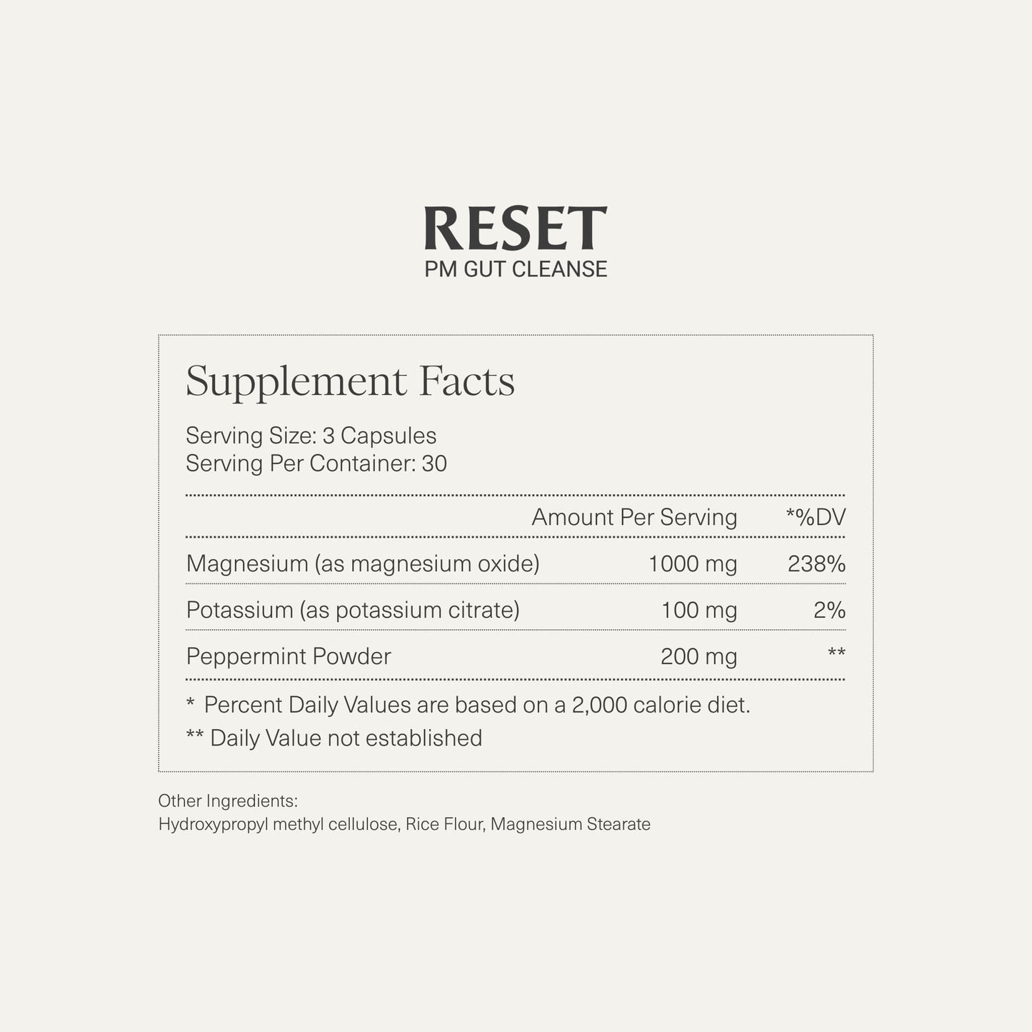 Reset PM™ Gut Cleanse