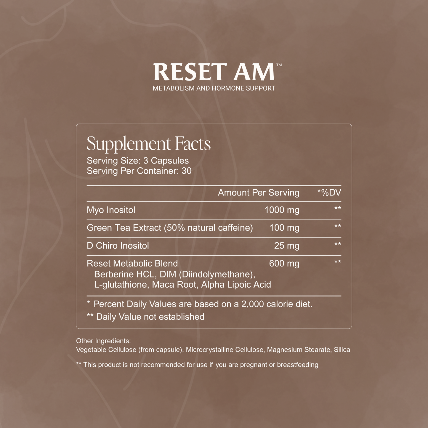 Reset AM™ Metabolism and Hormone Support