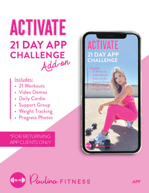 ACTIVATE: 21 Day Challenge App Add-On